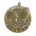 Medal, "Football" Star - 2 3/4" Dia